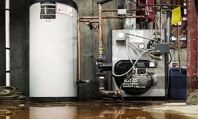 نشتی آب پکیج؛ 9 علت رایج + اعزام فوری تعمیرکار در محل 3 تعمیر نشتی پکیج